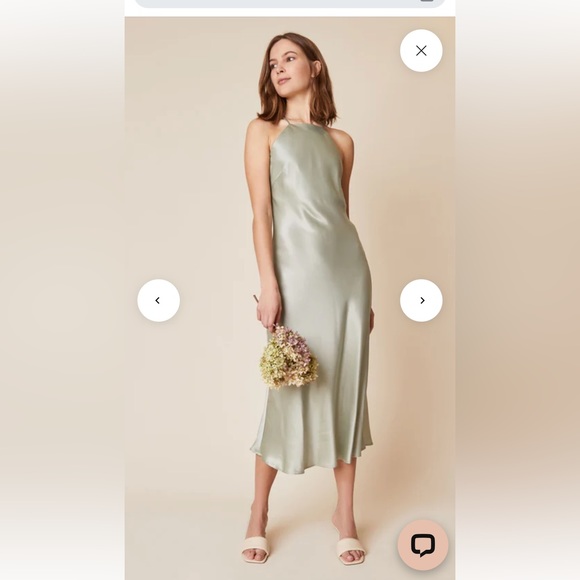 Whimsy and Row Fiona Dress in the color Sage, size small - Picture 4 of 12